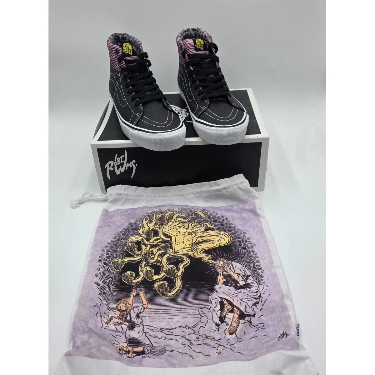靴 VANS SK8-HI LX Robert Williams 9.5 Robert Williams x Vans SK8- 38 Decon LX High Flaming Cobras for