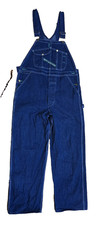KEY Imperial Bib Overalls Mens 36x31 Denim Carpenter Workwear Trucker Grunge 90s