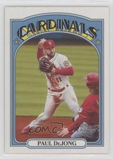 2021 Topps Heritage High Number Action Image Variation SP Paul DeJong #554 0i1b
