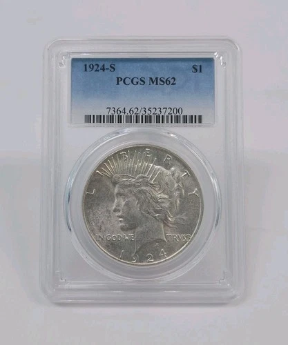 1924-S Peace Dollar — photo from another recent sale