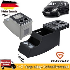 für Mercedes Mittelkonsole Armlehne Schwarz Grau Vito Viano W639 W447 2003-2019