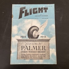 VINTAGE 1940s FLIGHT Plane War Magazine Advert PHOTO Art WW2 Motor Junk Cafe