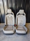 2016-2019 CADILLAC CTS-V 6.2L LT4 OEM RECARO TAN FRONT AND REAR SEATS 1107087