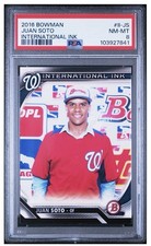 JUAN SOTO 2016 BOWMAN INTERNATIONAL INK #II-JS PSA 8 NM-MT New York Mets