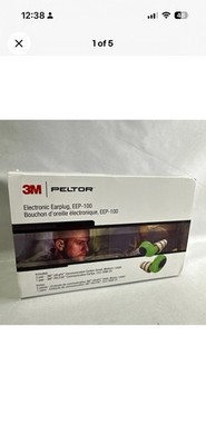 3M PELTOR EEP-100 Ear Plug Kit Pair - Noise Reduction & Protection, Rechargeable
