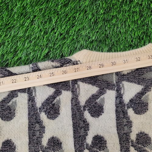 Vintage Kalaroo Wool Sweater Womens 2XS/XS 23x21 Baggy Textured Heavyweight - Picture 4 of 11