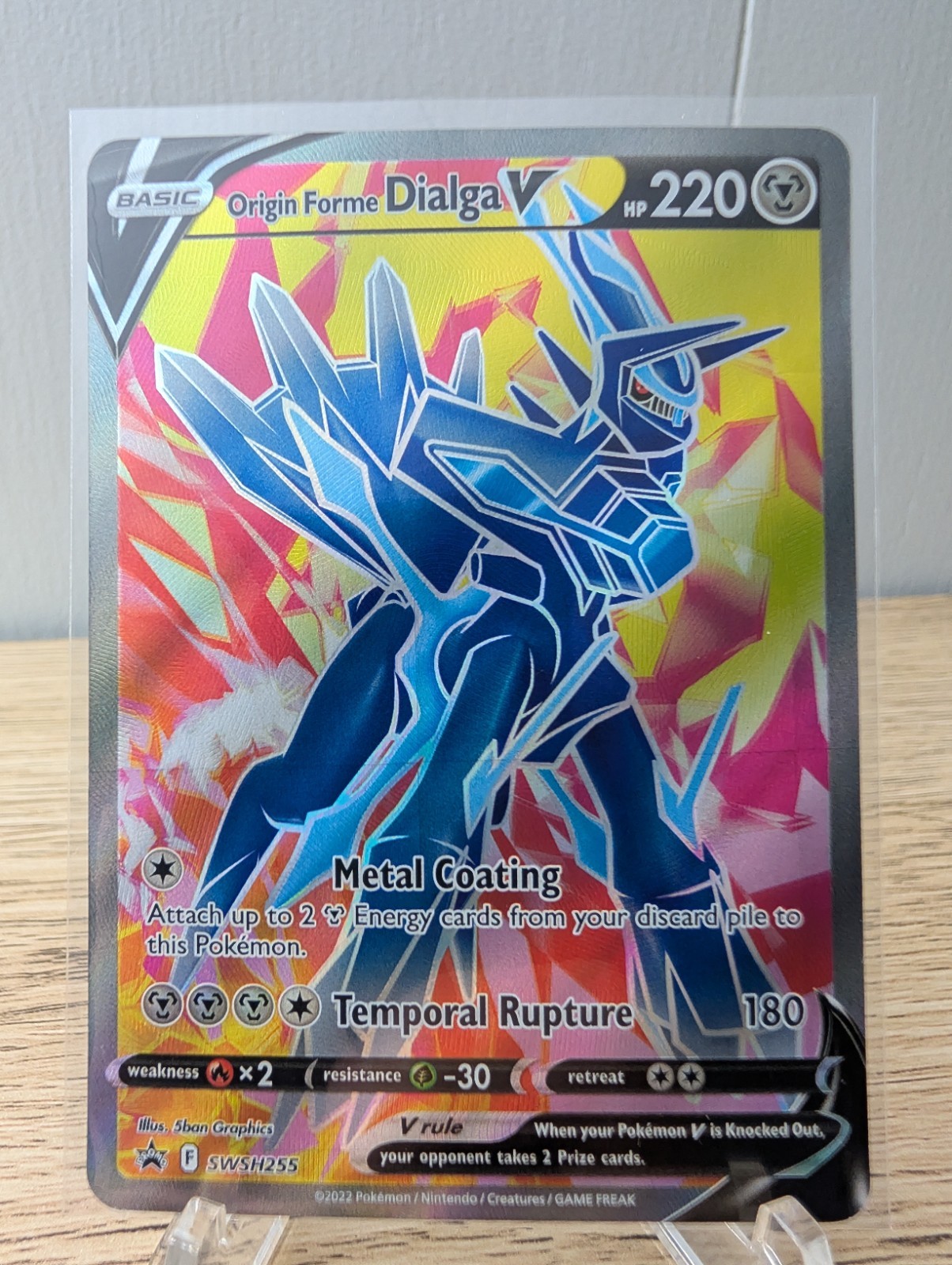 Origin Forme Dialga V - SWSH255 - Pokemon TCG - BLACK STAR PROMO - NM