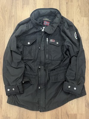 Napapijri Jacke schwarz S mit abnehmbarer Kapuze