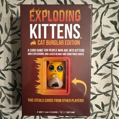 Exploding Kittens Cat Burglar Edition Party Card Game New Sealed