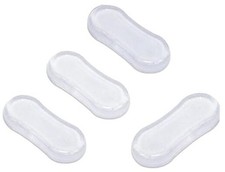 4 Pcs Transparent Toilet Seat Bumper Set, Silicone Strong Adhesive Toilet