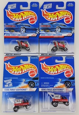 4x Mixed Lot Express Lane #678 1998 Radio Flyer Wagon #374 1996