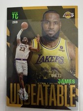 2023-24 Panini NBA Top Class - Unbeatable LeBron James #269 Bright Gold