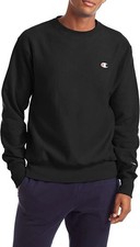 NWOT Champion Men's L Black Crewneck Sweatshirt