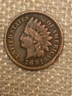 1891 Indian Head Cent: Fine (F)