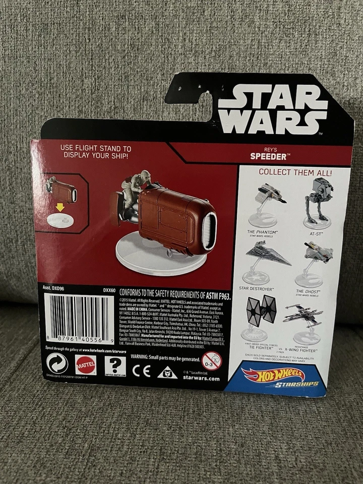 Star Wars Hot Wheels Diecast The Force Awakens Reys Speeder Starships Nuevo juguete Foto 2 de 2