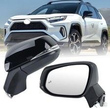Left Driver Side Mirror Compatible with Toyota RAV4 2019 2020 2021 2022 2023 ...