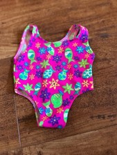 Build-A-Bear Workshop purple print one-piece bathing suit fish starfish design