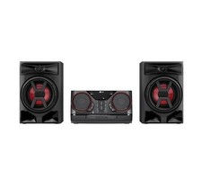 LG CK43N STEREO SYSTEM HI-FI  XBOOM 300W BLUETOOTH TRADITIONAL USB AUX IN BLACK