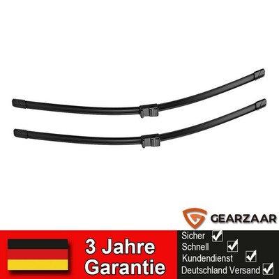Wischerblätter Passt für Mercedes E-Class W211 S211 Bj. 2002-2009 Front Schwarz