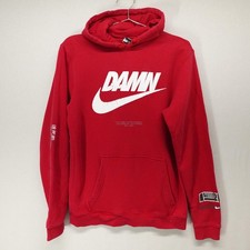 Nike DAMN Hoodie Mens Small Red TDE Kendrick