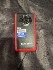 Samsung HMX-W190 Camcorder - Black/Red