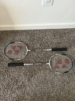 Yonex U2G4 Badminton Racket Muscle Power 7 Set of 2 Black  Great Shape 
