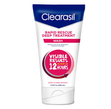 Clearasil Rapid Rescue Deep Treatment Acne Face Wash, Maximum Strenght with S 2 