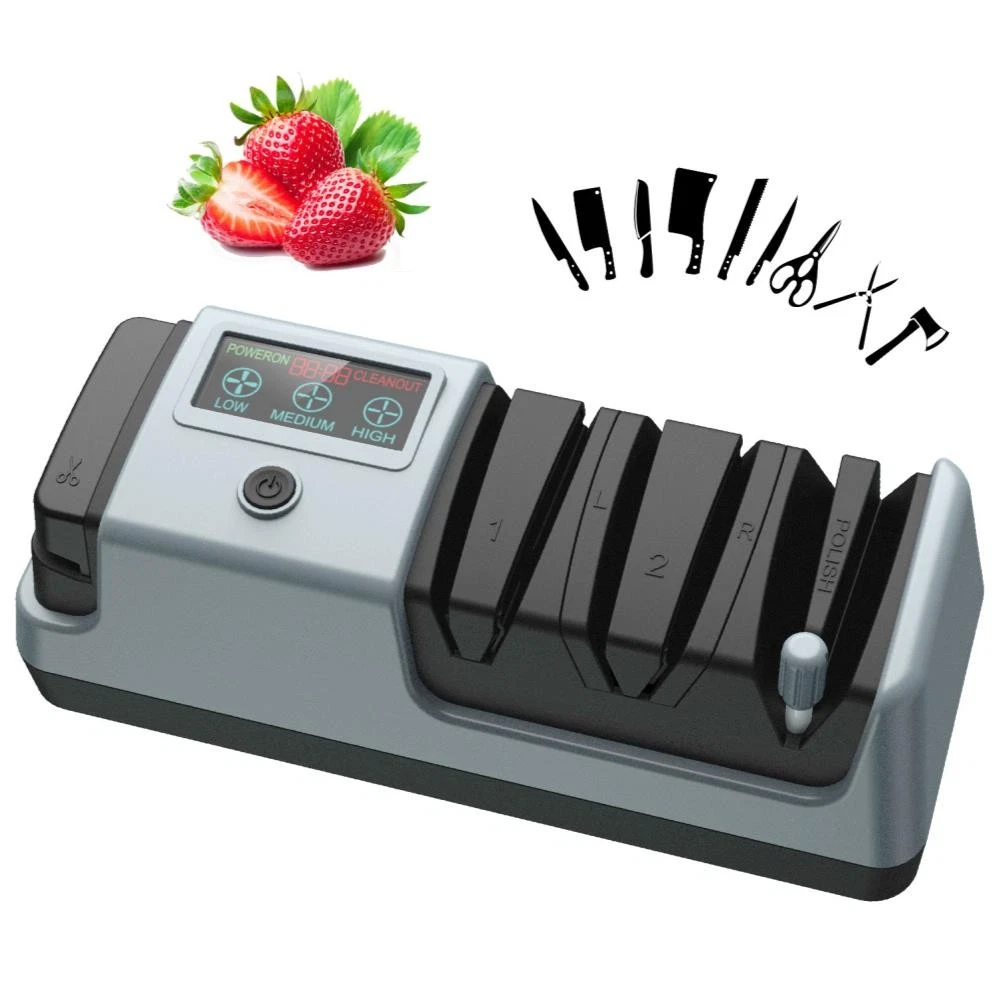 5 in 1 Electric Knife Sharpener-3 Rotational Speed Adjustable Knife Sharpener _
Opens in a new windo