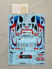 S.K.Decals 1/24 M6 GTLM IMSA 17 Team RLL Decal