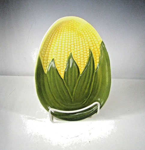 Vintage Shawnee Pottery Corn King Corn on Cob Oval 7 1/4"  Plate #93