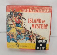 Vintage Walt Disney Island Of Mystery 8mm Movie Swiss Family Robinson