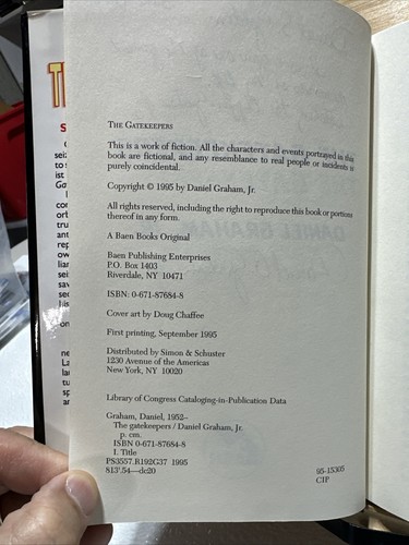 The Gatekeepers - Daniel Graham Jr. - Signed - Inscribed to NASA Daniel S Goldin - Picture 4 of 7