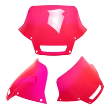 7.0" Pink PMMA Windshield Fits Harley 2022-2024 Low Rider ST FXLRST FXRST 