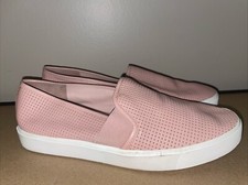 VINCE CAMUTO Perforated Pink Leather Flats Loafers Mary Jane Size 8    blt15m18