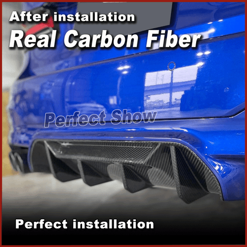 Für BMW F90 M5 Stoßstange Carbon Heckdiffusor Diffusor Heckansatz Spoiler Lippe - Bild 3 von 10