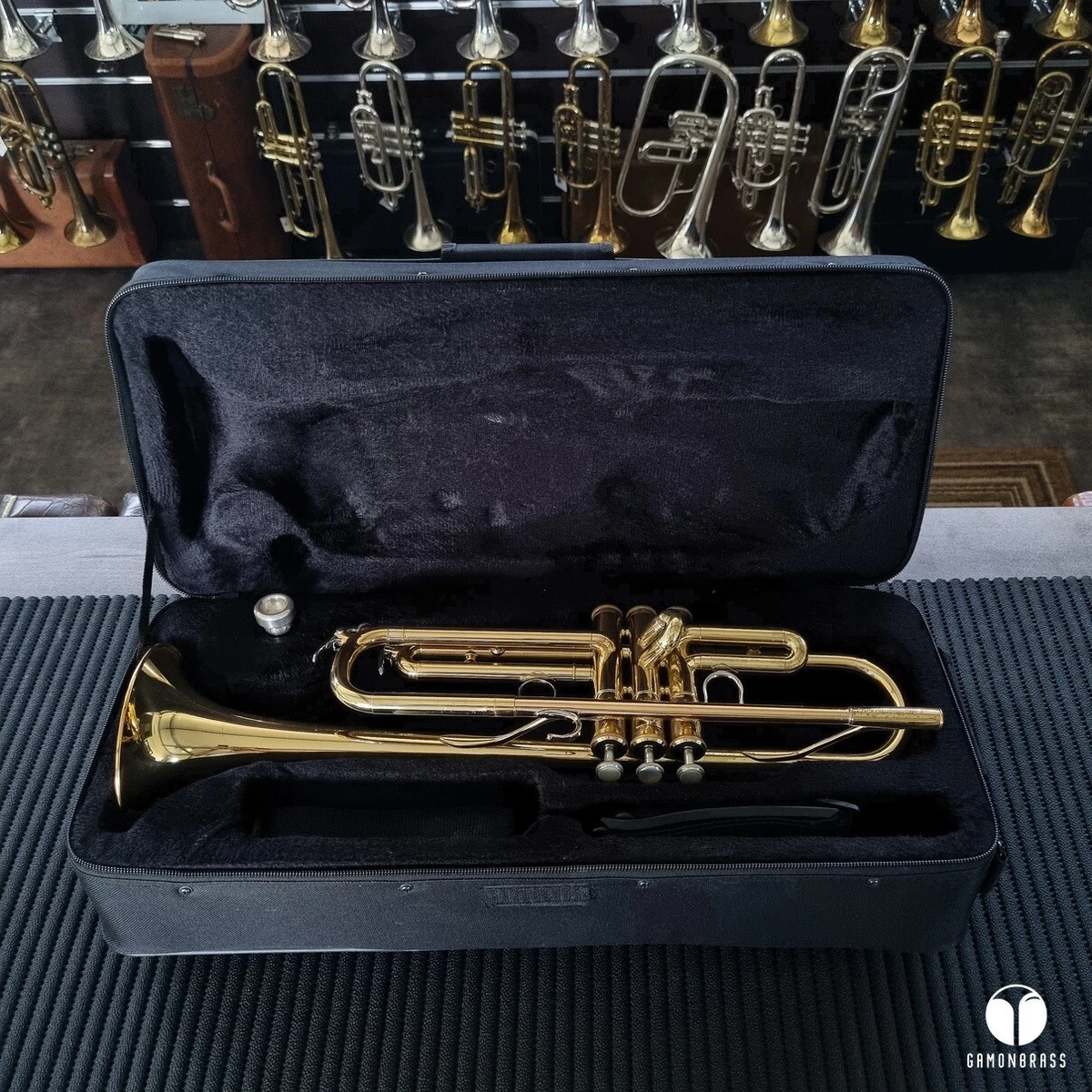 Professional Yamaha YTR 6320 ML Japan trumpet Gamonbrass case mouthpiece