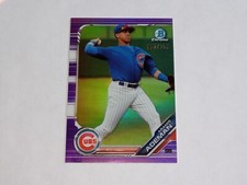 2019 Bowman Chrome Prospects Purple Refractor /250 Aramis Ademan #BCP-208