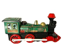 Trademark Modern Toys Tin Train Engine Western 4552 Japan DISPLAY ONLY