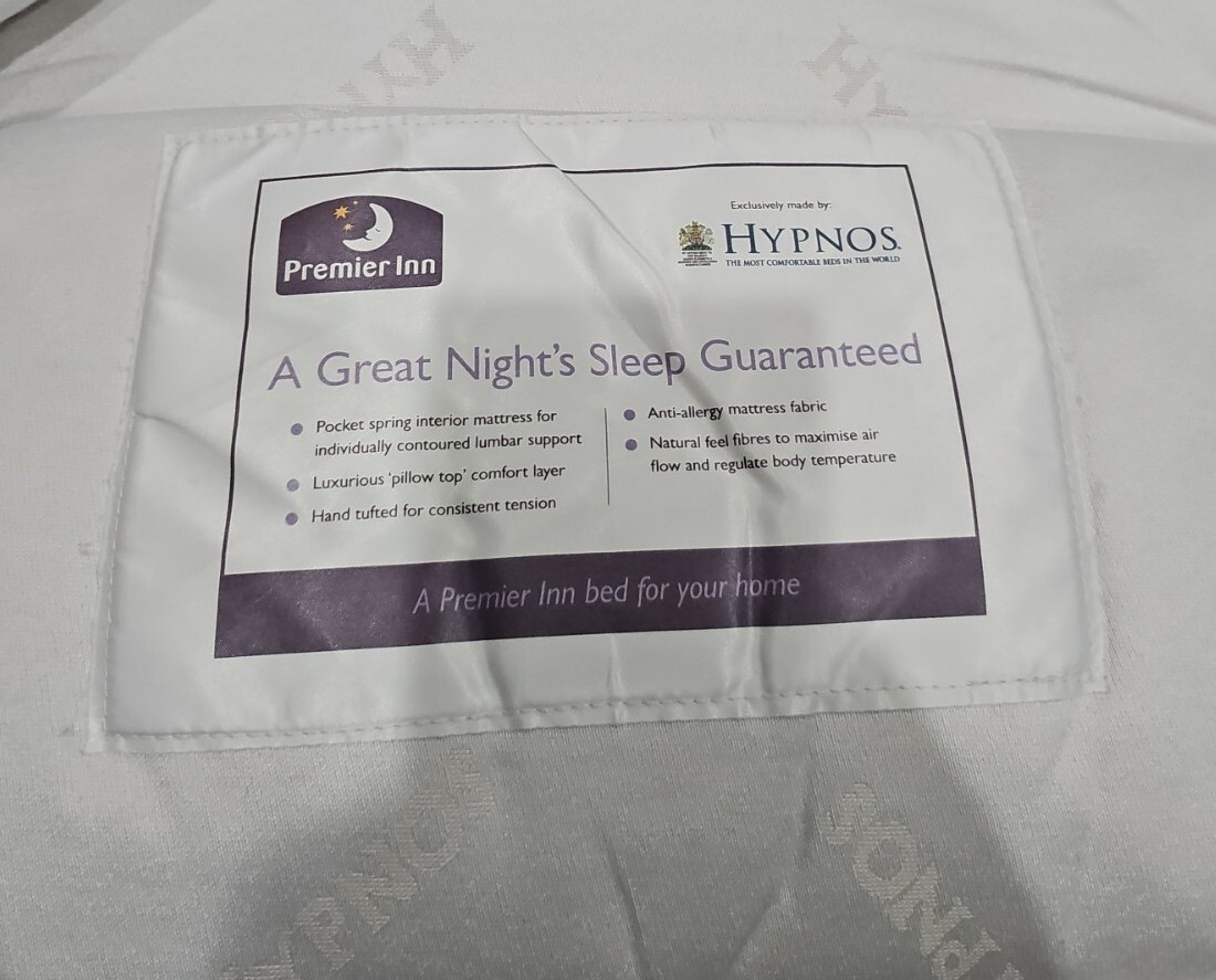 Hypnos Premier Inn Mattress Superb Pillow Top super king eBay