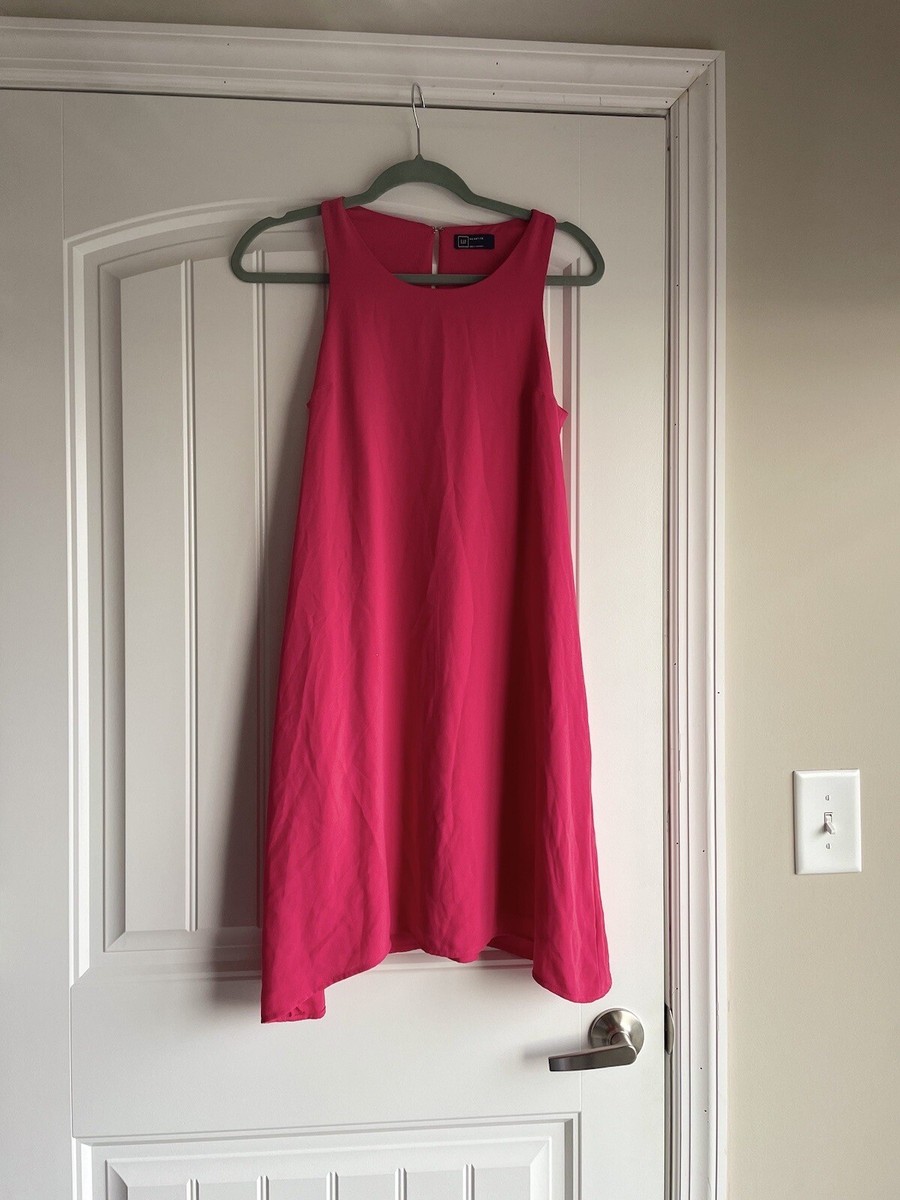 gap pink dress women GapStudio Satin Midi Dress