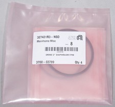 4:NEW AMAT Applied Materials 3700-03789 2" Diaphragm O-Ring Oring Kit FPM