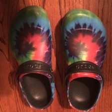 Crocs Bistro Tie Dye W 12 / M 10 204044 Hospitality Healthcare Food Service