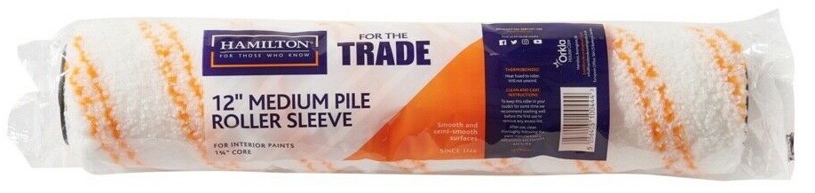 Hamilton For The Trade Decorating Walls 12"" Medium Pile Paint Roller Sleeve - Image 4