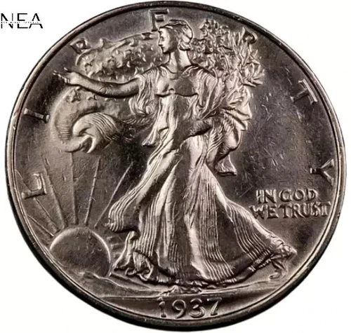 1937-S Walking Liberty Half Dollar ~ Borderline Uncirculated (AU++)