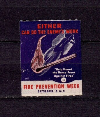 424242/ Reklamemarke   Fire Prevention Week