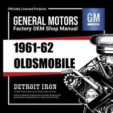 1961-1962 Oldsmobile Shop Manuals Sales Literature Parts Books Kit