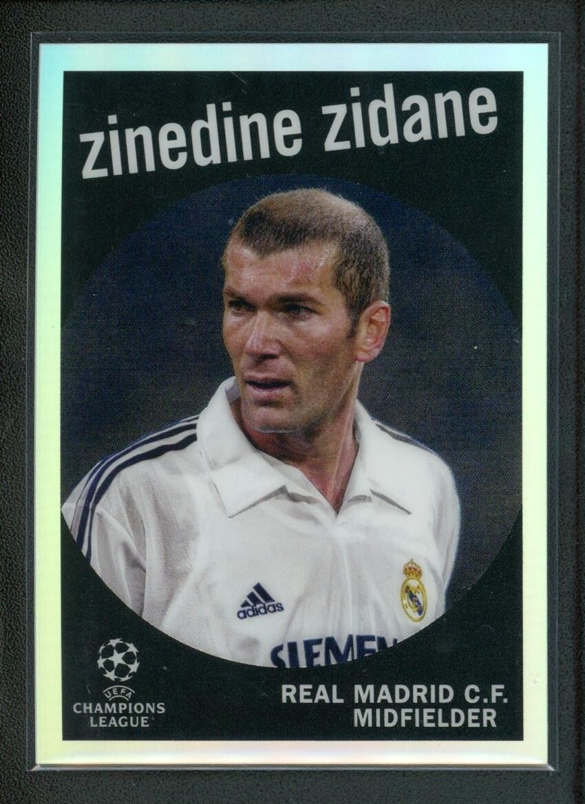 2023 ZINEDINE ZIDANE TOPPS UEFA CHAMPIONS LEAGUE REFRACTOR 2023 ZINEDINE ZIDANE TOPPS UEFA CHAMPIONS LEAGUE REFRACTOR