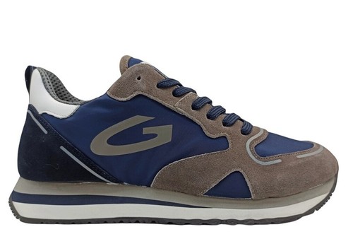 Scarpe da uomo Alberto Guardiani AGM008809 sneakers casual leggere sportive  blu | eBay
