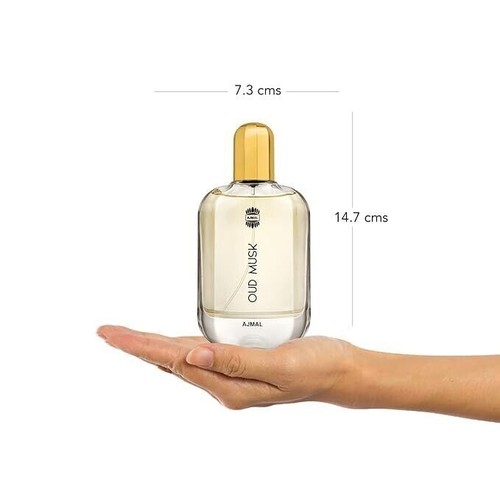 Ajmal Oud Musk Eau De Perfumee 100ML Long Lasting Scent Spray Gift For Men - Picture 4 of 6