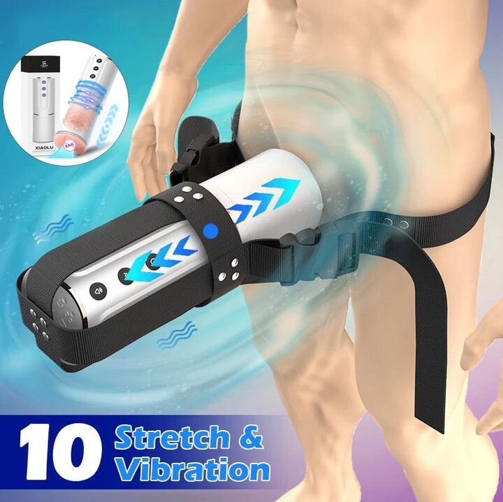 Automatic Male Sex Masturbator Rotating Telescopic Pussy Stroker Piston Cup  Toys